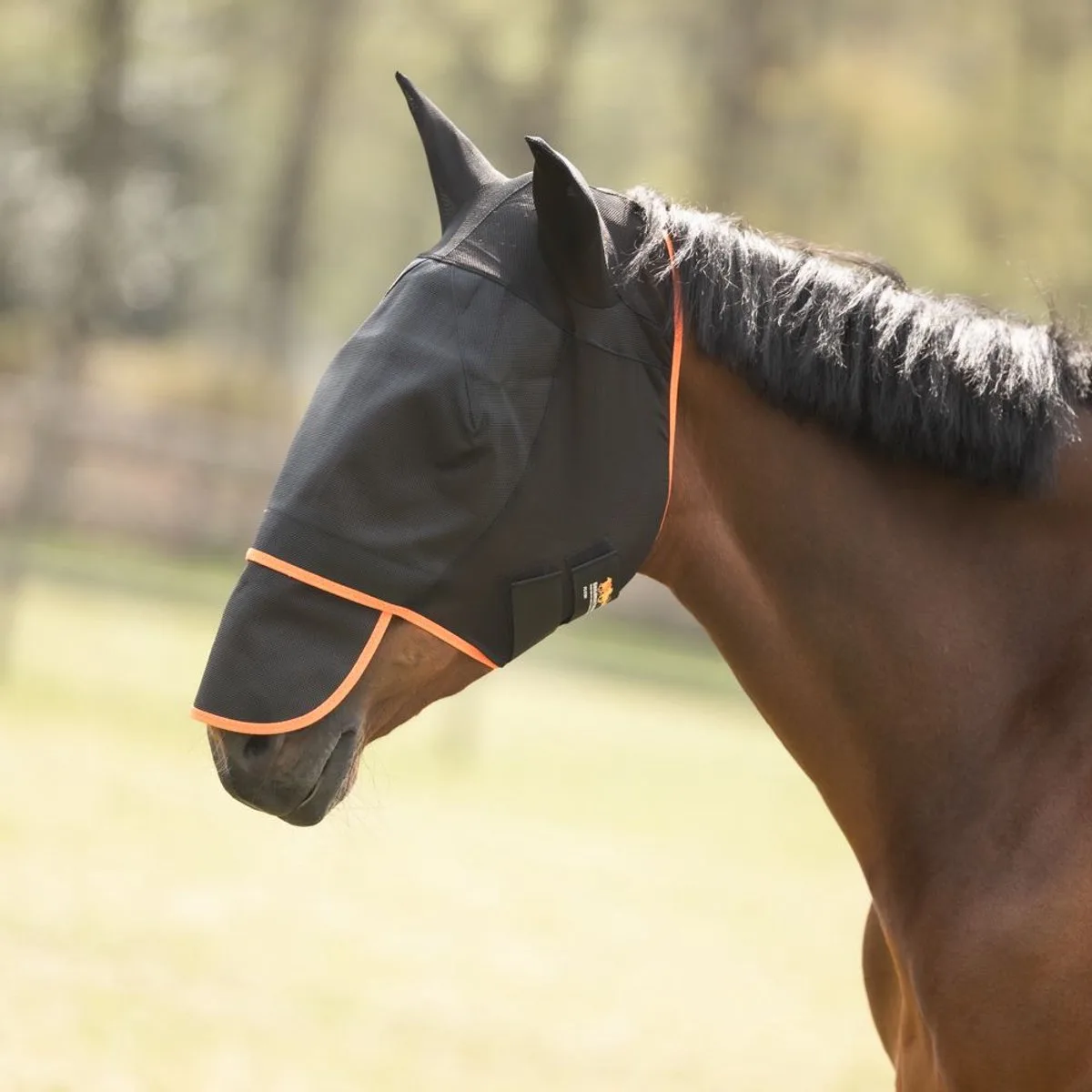 Vliegenmasker Fly Cover Fransen - Grijs - Full van Busse – productfoto