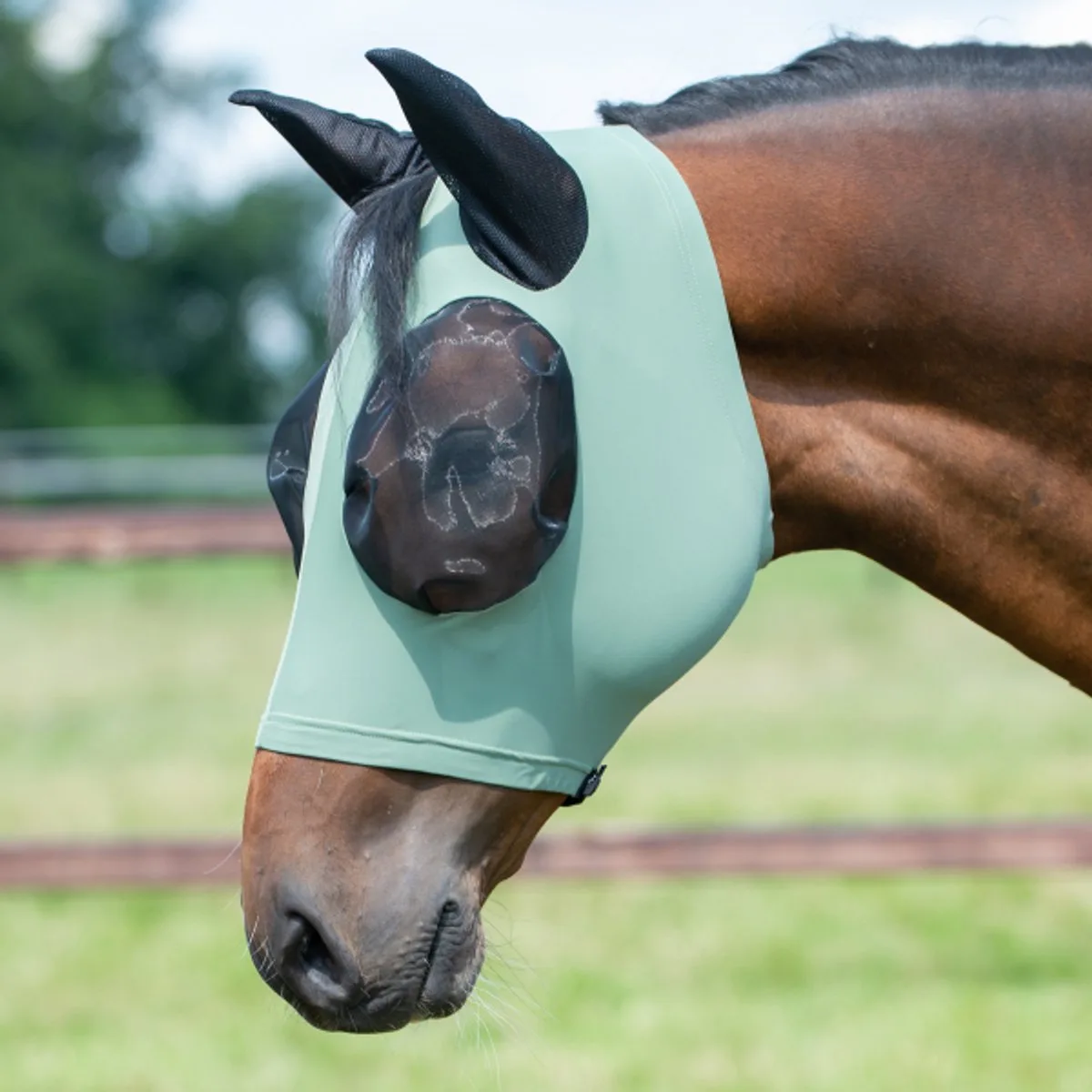 Vliegenmasker Twin Fit Flexi Olive Cob van Busse – productfoto