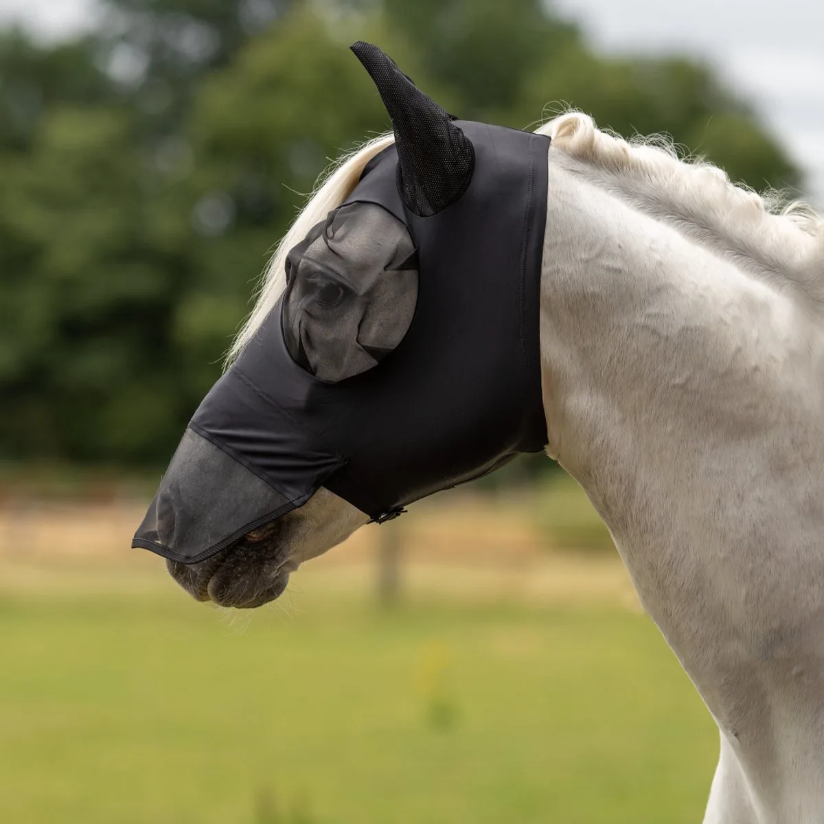 Vliegenmasker Twin Fit Flexi Plus - Black - Cob von Busse – Produktfoto