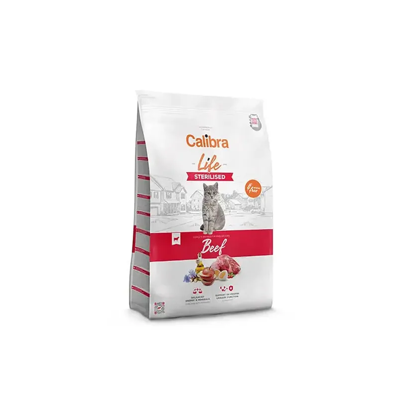 Blikvoer Met Rundvlees Voor Gesteriliseerde Katten 6kg by Calibra – product photo