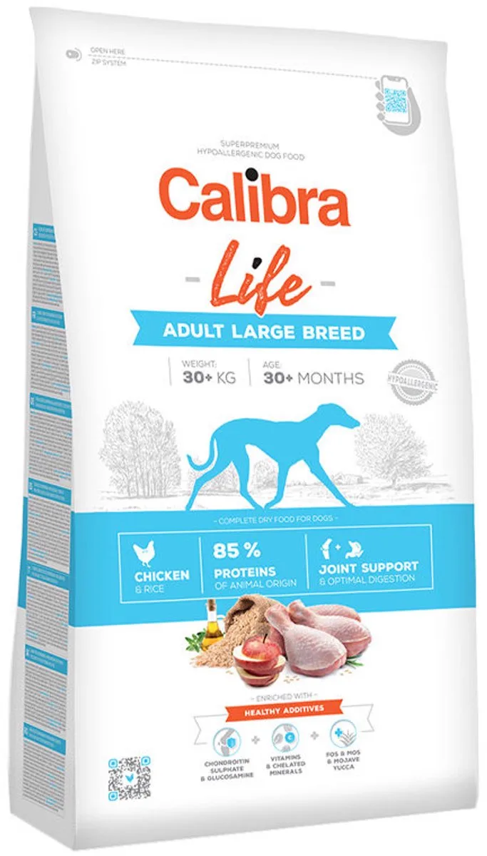 Dog Life Adult Large Breed - Kip - 2,5 kg by Calibra – product photo