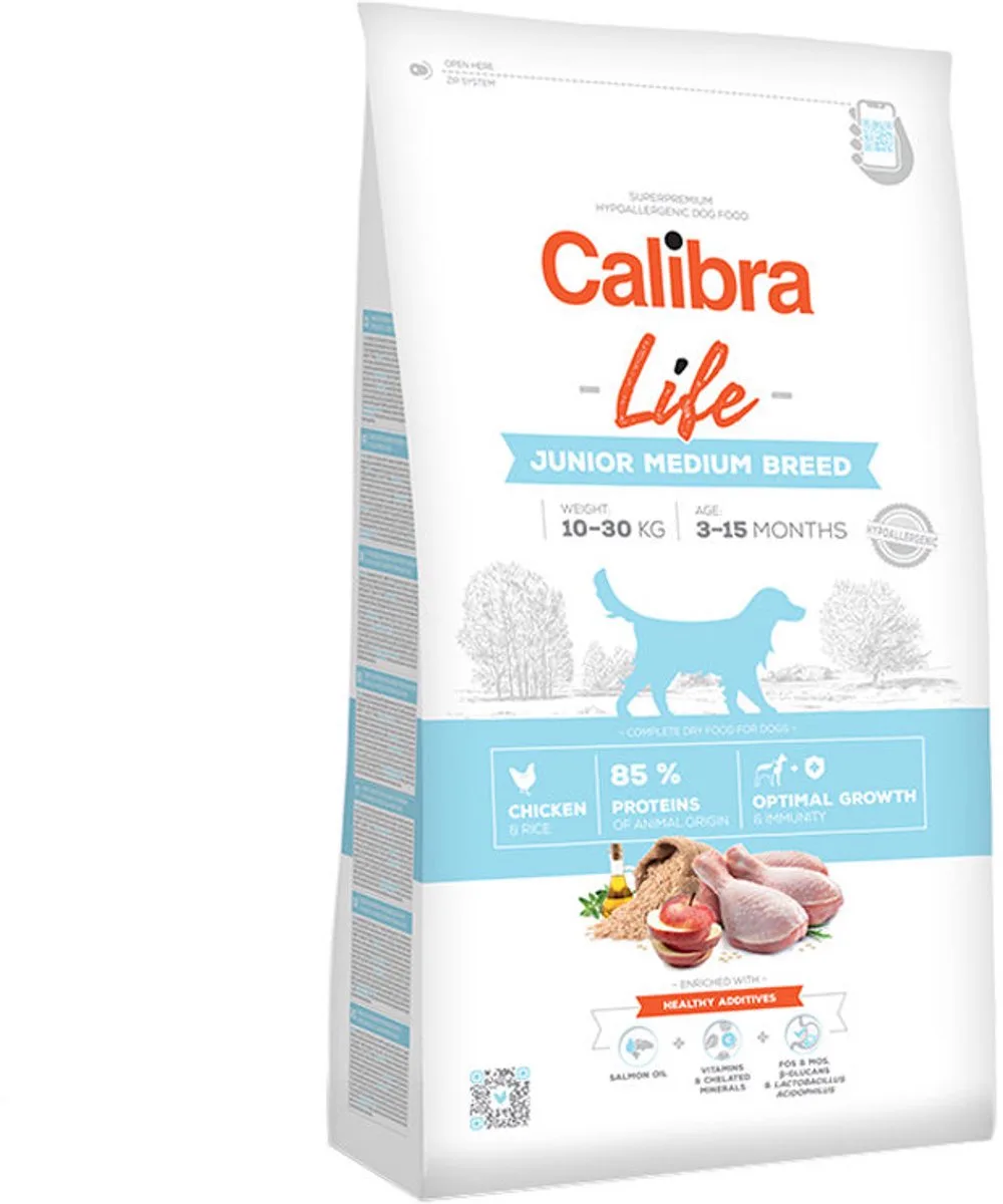 Junior-huhn Mittlerer Rasse 2.5kg von Calibra – Produktfoto