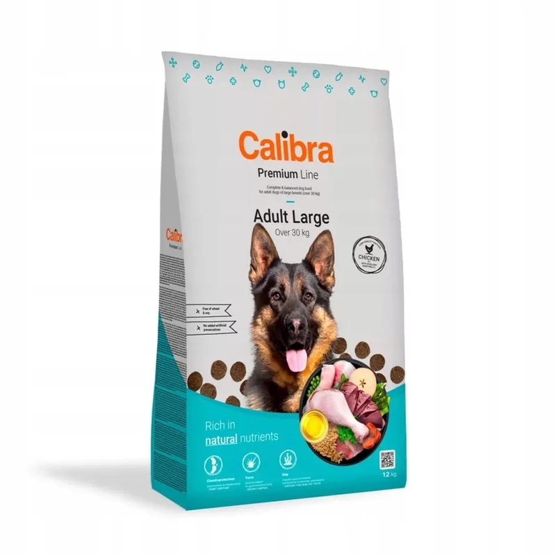 Dog Premium Line Adult Large - Hondenvoer - Kip - 12 kg - Monoproteïne - Voor Grote Rassen by Calibra – product photo