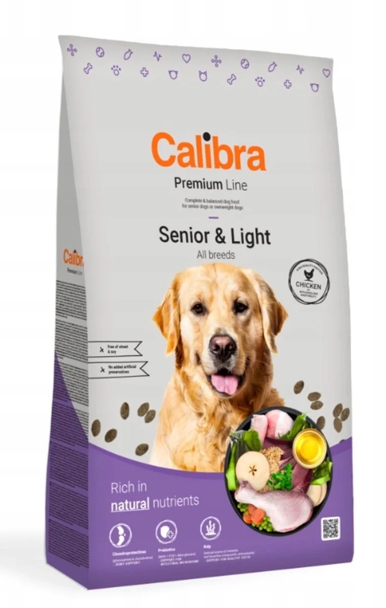 Nourriture Pour Chien Premium Line Senior Light 12kg de Calibra – photo produit