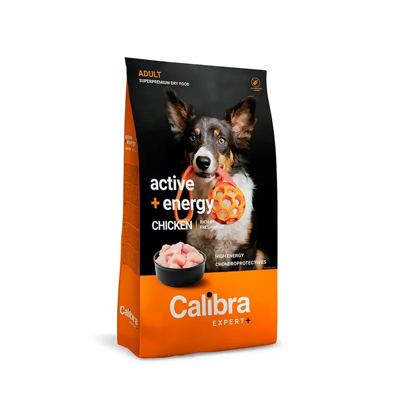 Expert+ Adult Active & Energy Kip Hondenvoer von Calibra – Produktfoto