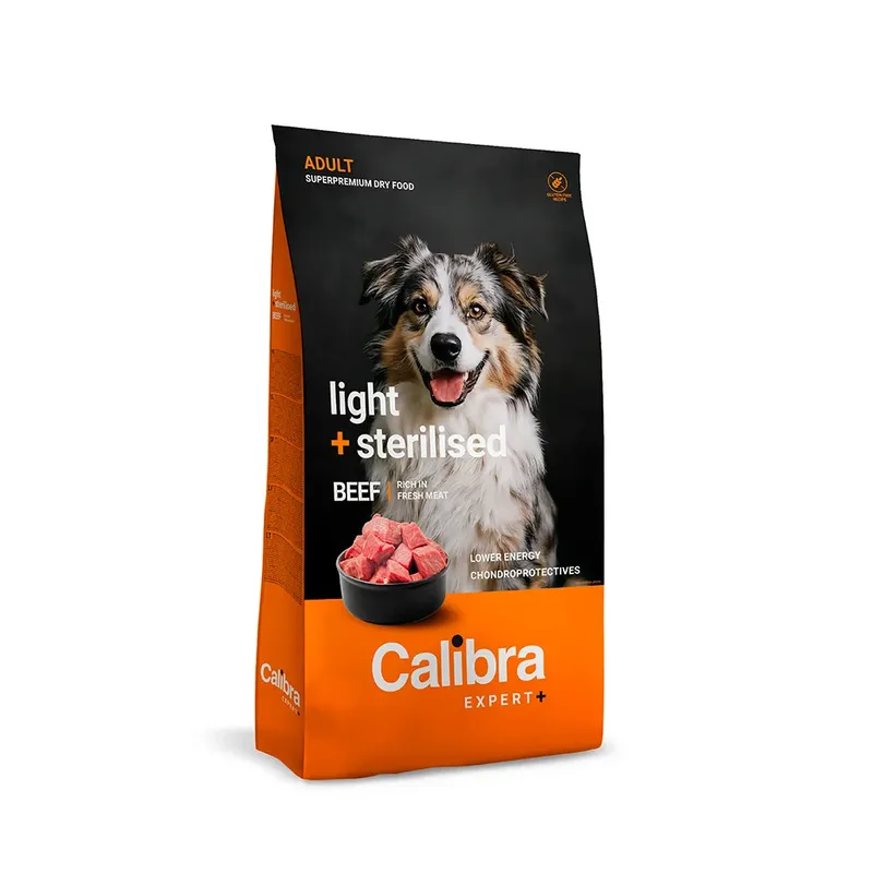 Expert+ Adult Light & Sterilised Kalfsvlees Hondenvoer von Calibra – Produktfoto