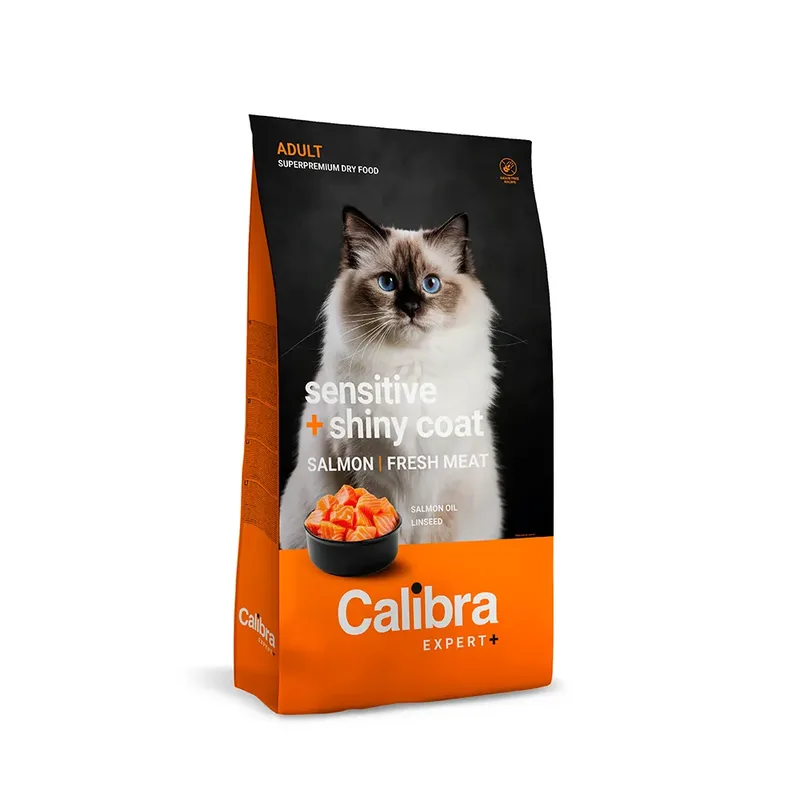 Expert+ Adult Sensitive & Shiny Coat Kattenvoer by Calibra – product photo