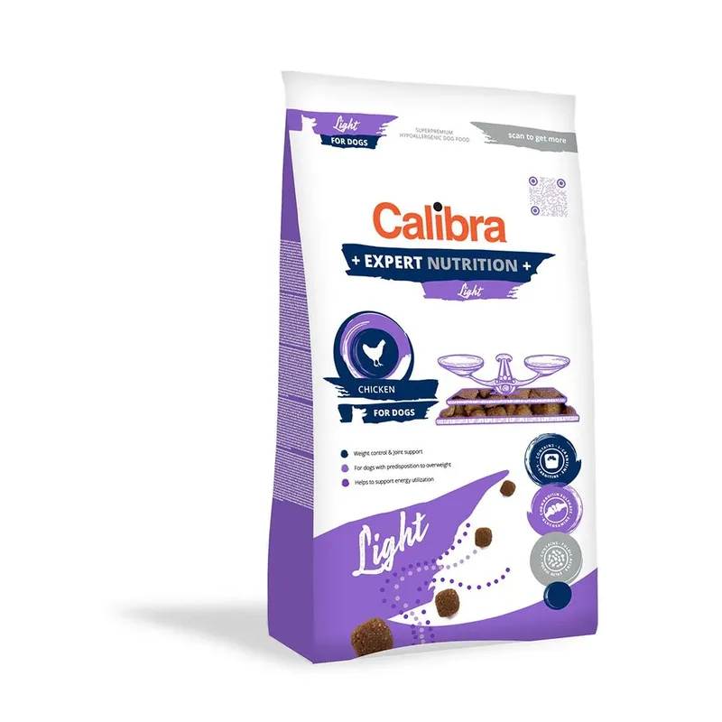 Expert Nutrition Light 2kg Hondenvoer de Calibra – photo produit