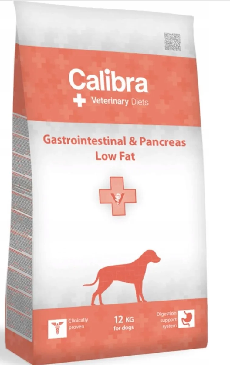 GastroIntestinal & Pancreas Low Fat - Dieet Hondenvoer - Laag Vetgehalte - Ondersteunt Spijsvertering - Voor Gevoelige Honden fra Calibra – produktbillede