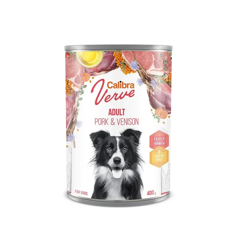 Gf Verve Adult Varkens-en Hertenvlees Box 6x400g Hondenvoer von Calibra – Produktfoto