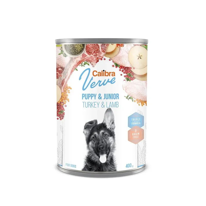 Gf Verve Junior Kalkoen En Lammet Box 6x400g Hondenvoer by Calibra – product photo