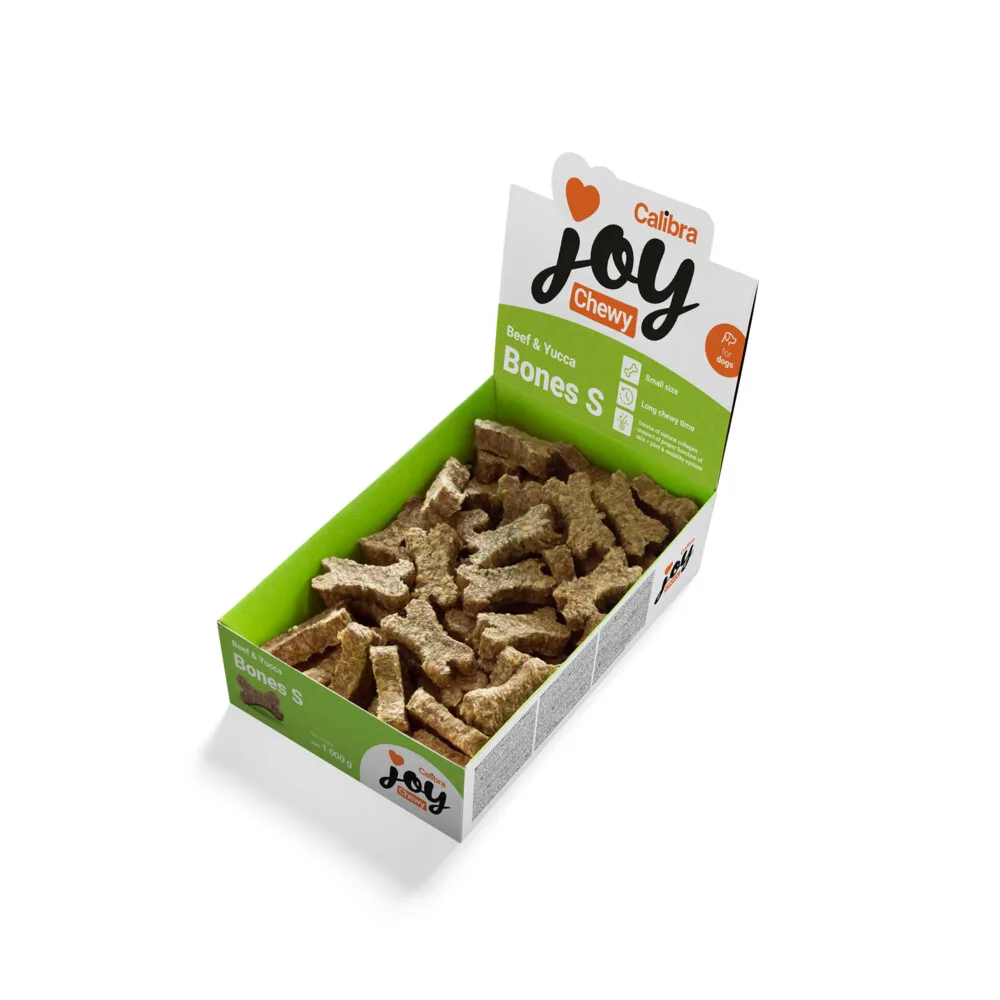 Hondensnack Joy Chewy Bones Rund & Wortel 1 kg van Calibra – productfoto