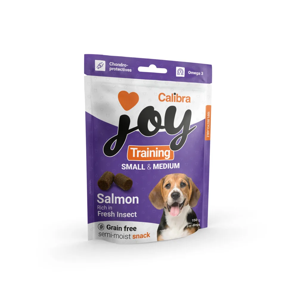 Hondensnack Joy Training Small & Medium Zalm 150 gr van Calibra – productfoto