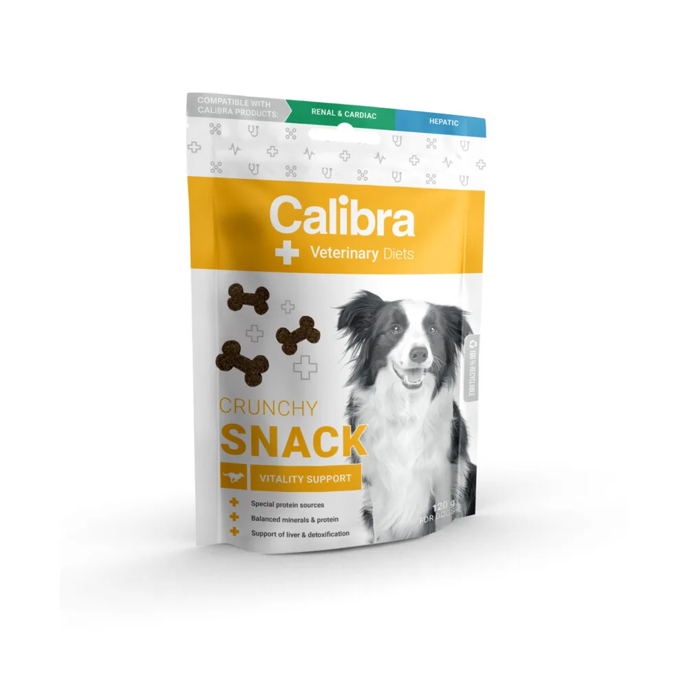 Hondensnack Veterinary Diet Vitality Support Crunchy 120 gr van Calibra – productfoto