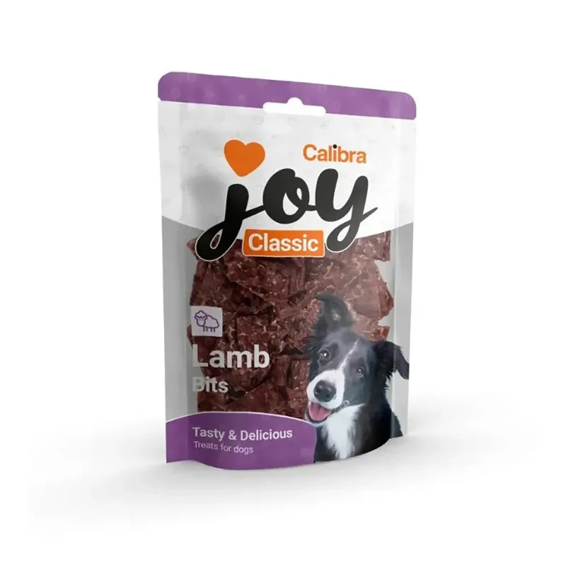 Joy Classic Bits Hondensnack Met Lam 80g by Calibra – product photo