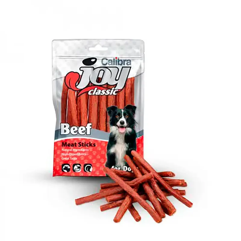 Joy Bâtonnets Classiques Au Bœuf Pour Chien 80g de Calibra – photo produit