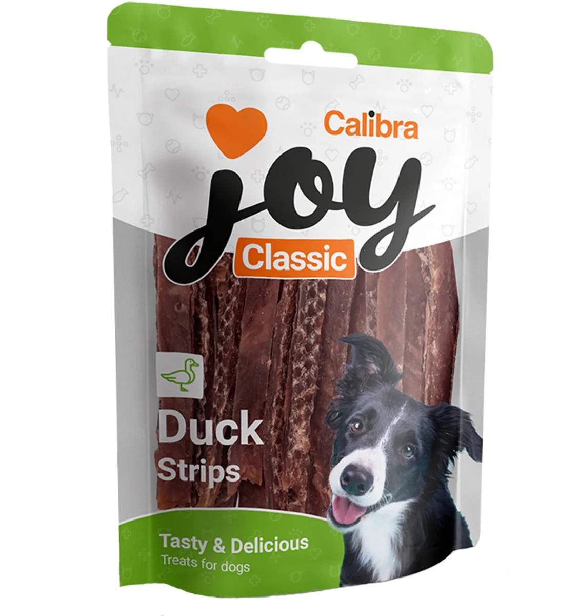 Joy Dog Classic Duck Strips - 500 g van Calibra – productfoto