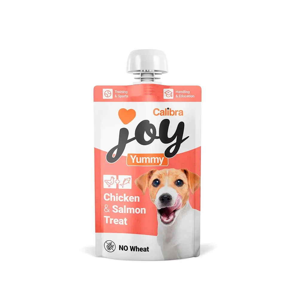 Joy Dog Yummy Chicken And Salmon Vådfoder Til Hunde fra Calibra – produktbillede