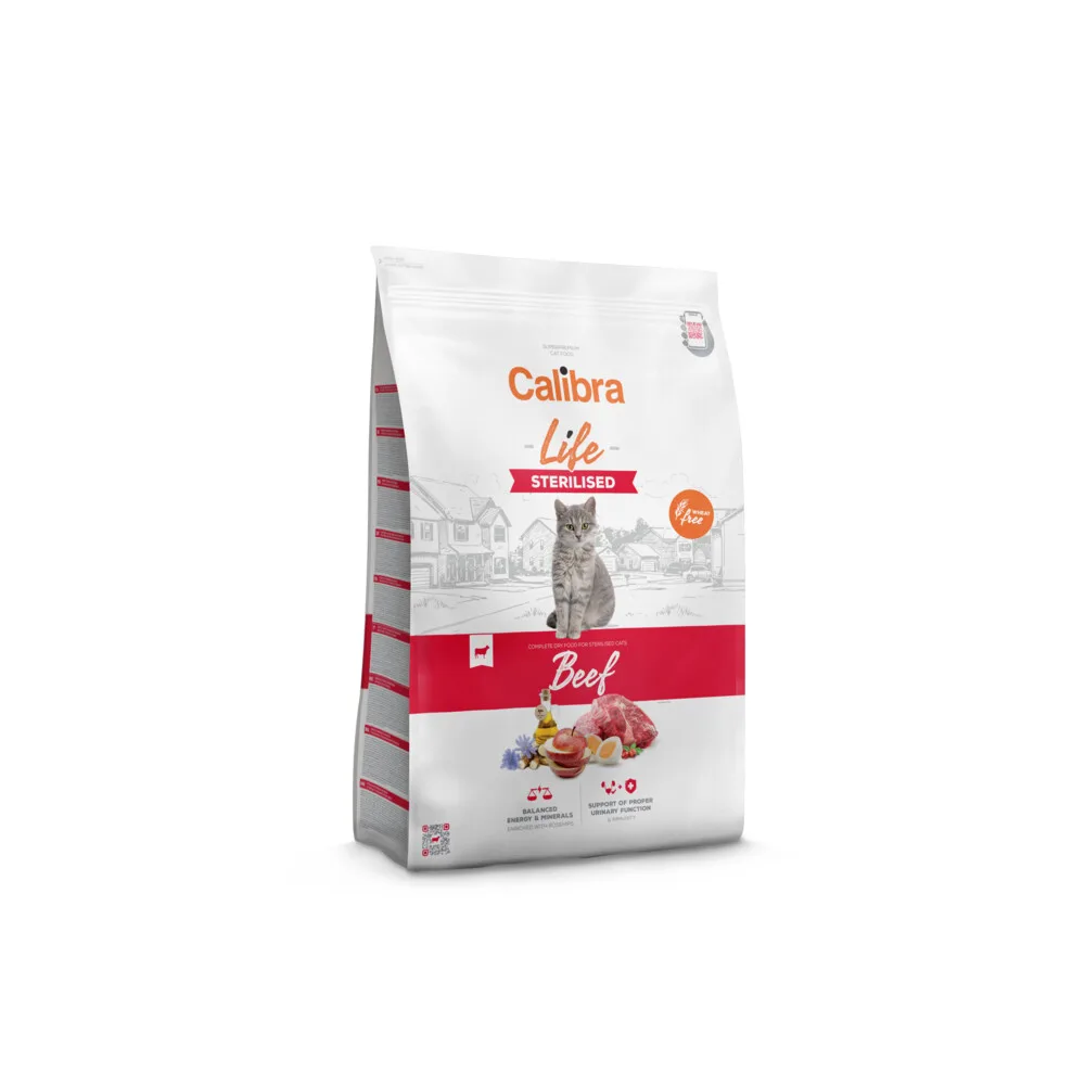 Kattenvoer Life Sterilized Beef 1,5 kg by Calibra – product photo