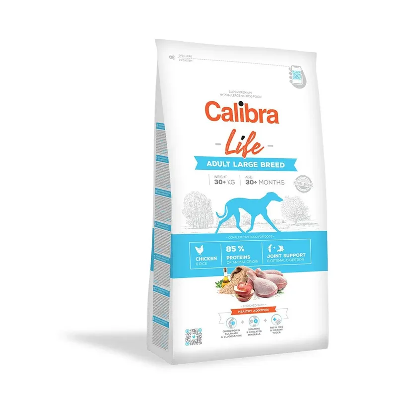 Life Adult Large Breed Kippenvoer Voor Honden 12kg by Calibra – product photo