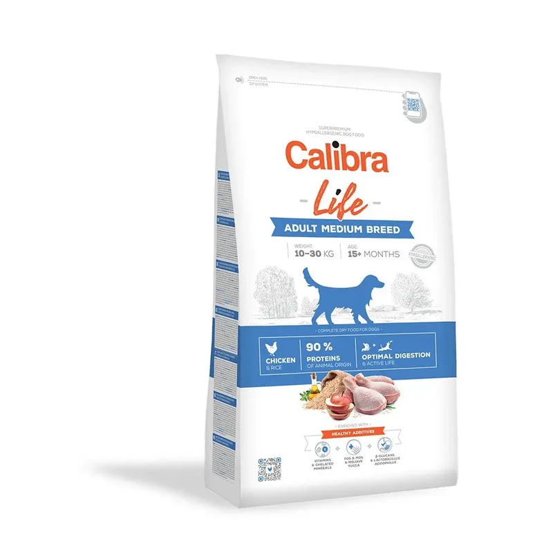 Life Adult Medium Breed Hundefutter Mit Huhn 2.5kg von Calibra – Produktfoto