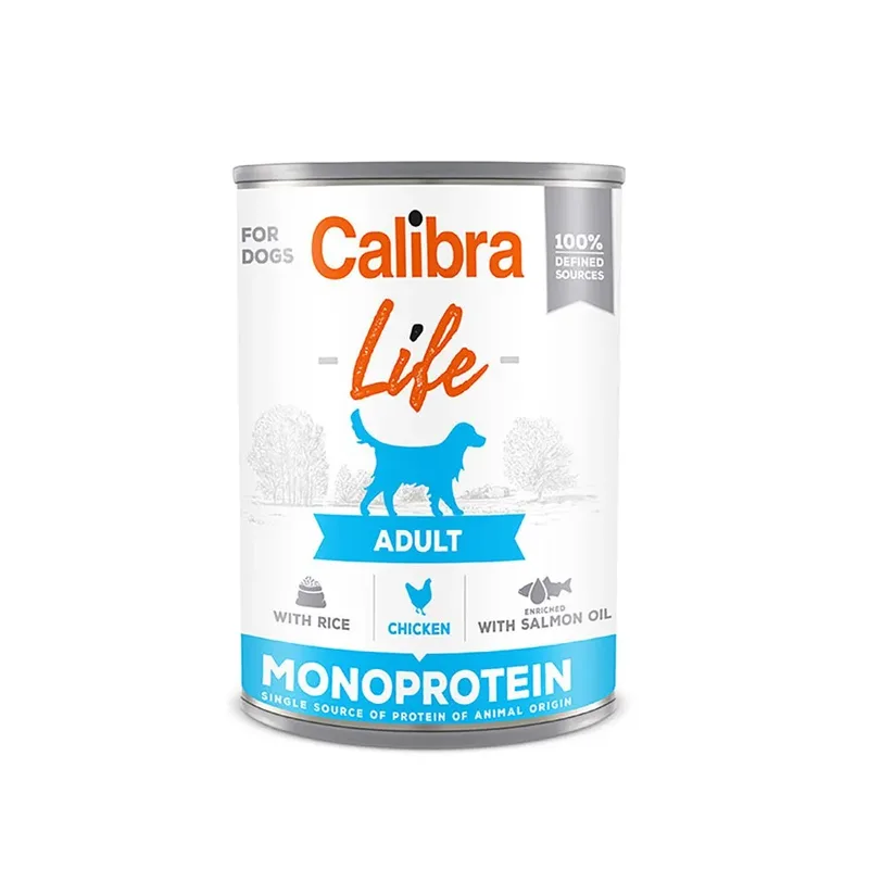 Nourriture Pour Chiens Life Can Adult Poulet Et Riz 6x400g de Calibra – photo produit