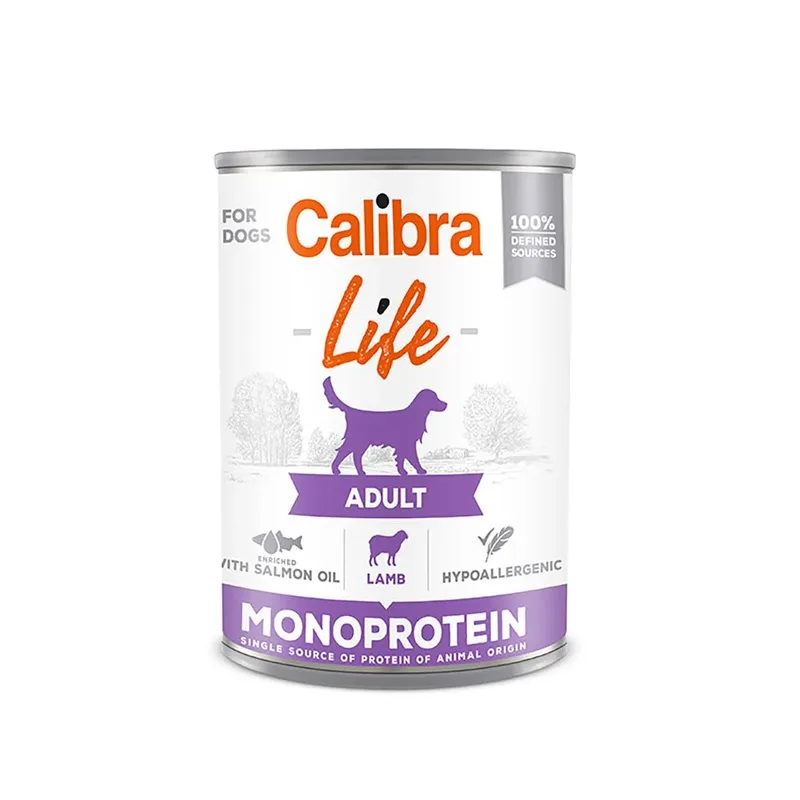 Life Can Adult Lam 6x400g Hondenvoer de Calibra – photo produit