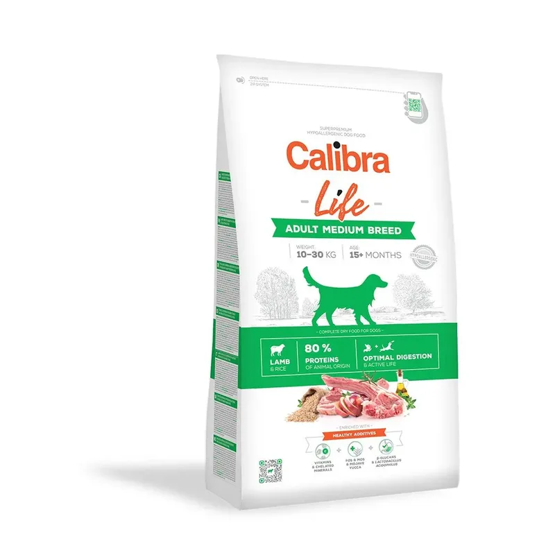 Nourriture Pour Chien à L´agneau Life Adult Medium Breed 2.5kg de Calibra – photo produit