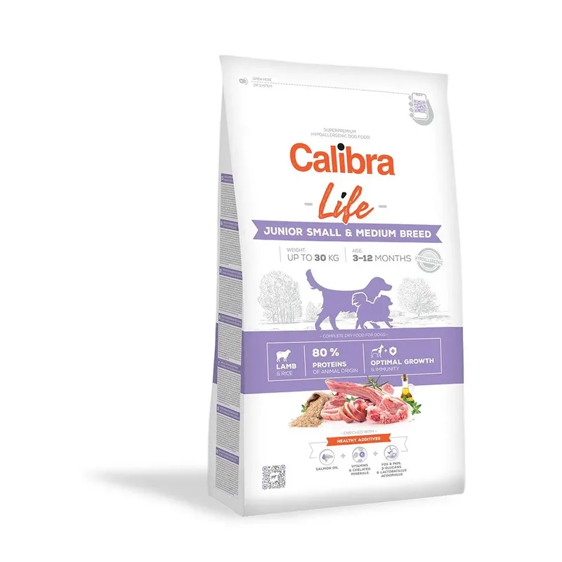 Nourriture Pour Chien à L´agneau Life Junior Small And Medium Breed 2.5kg fra Calibra – produktbillede