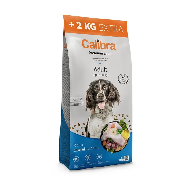 Premium Line Adult 12+2kg Hondenvoer von Calibra – Produktfoto