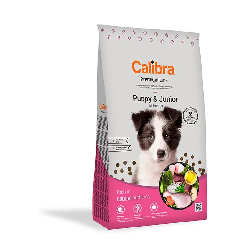 Premium Line Puppy Junior 12kg Hondenvoer de Calibra – photo produit