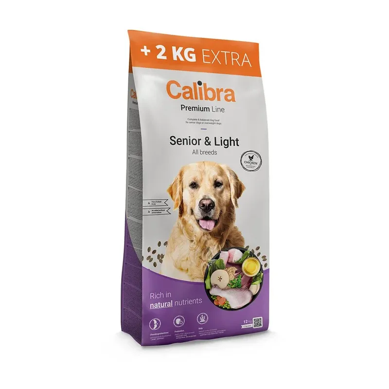 Premium Line Senior And Light 12+2kg Hondenvoer de Calibra – photo produit
