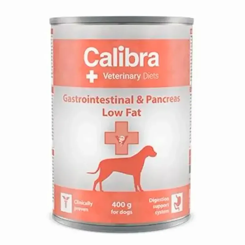 Vet Diet Dog Gastrointestinal Low Fat Natvoer Voor Honden by Calibra – product photo