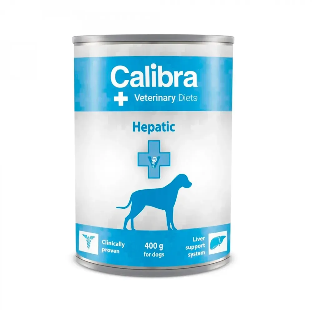 Veterinary Diets Hepatic Natvoer Voor Honden 400g från Calibra – produktbild