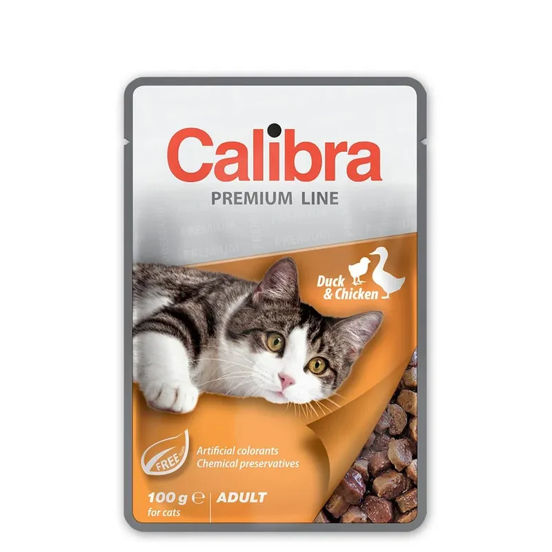 Volwassen Kattenvoer Pouch Kip 24x100g Natvoer by Calibra – product photo