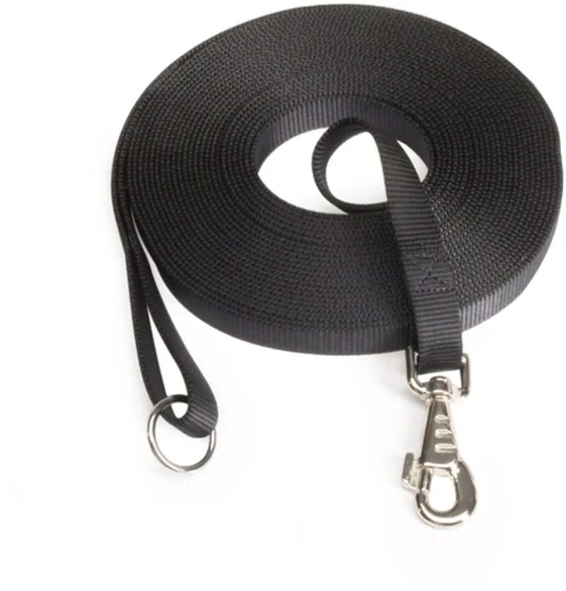 nylon hondenriem 15 mm x 10 m, zwart de Camon en Noir – photo produit