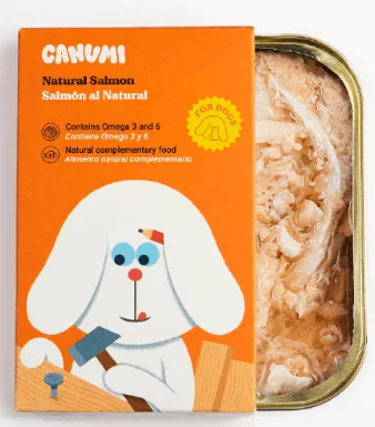 Noorse Zalmfilet In Blik voor honden, 120gr