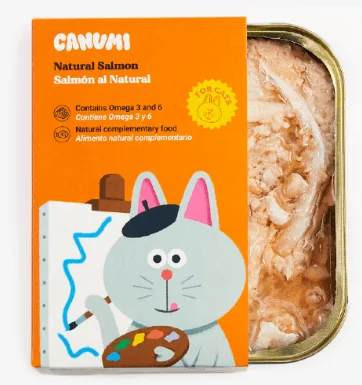 Noorse Zalmfilet In Blik voor katten, 120gr