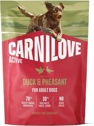 1,5 kg Carnilove active adult all breeds duck / pheasant hondenvoer de Carnilove – photo produit 1 sur 2