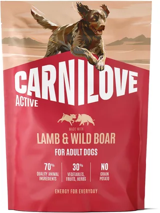 1,5 kg Carnilove active adult all breeds lamb / wild boar hondenvoer de Carnilove – photo produit 1 sur 2