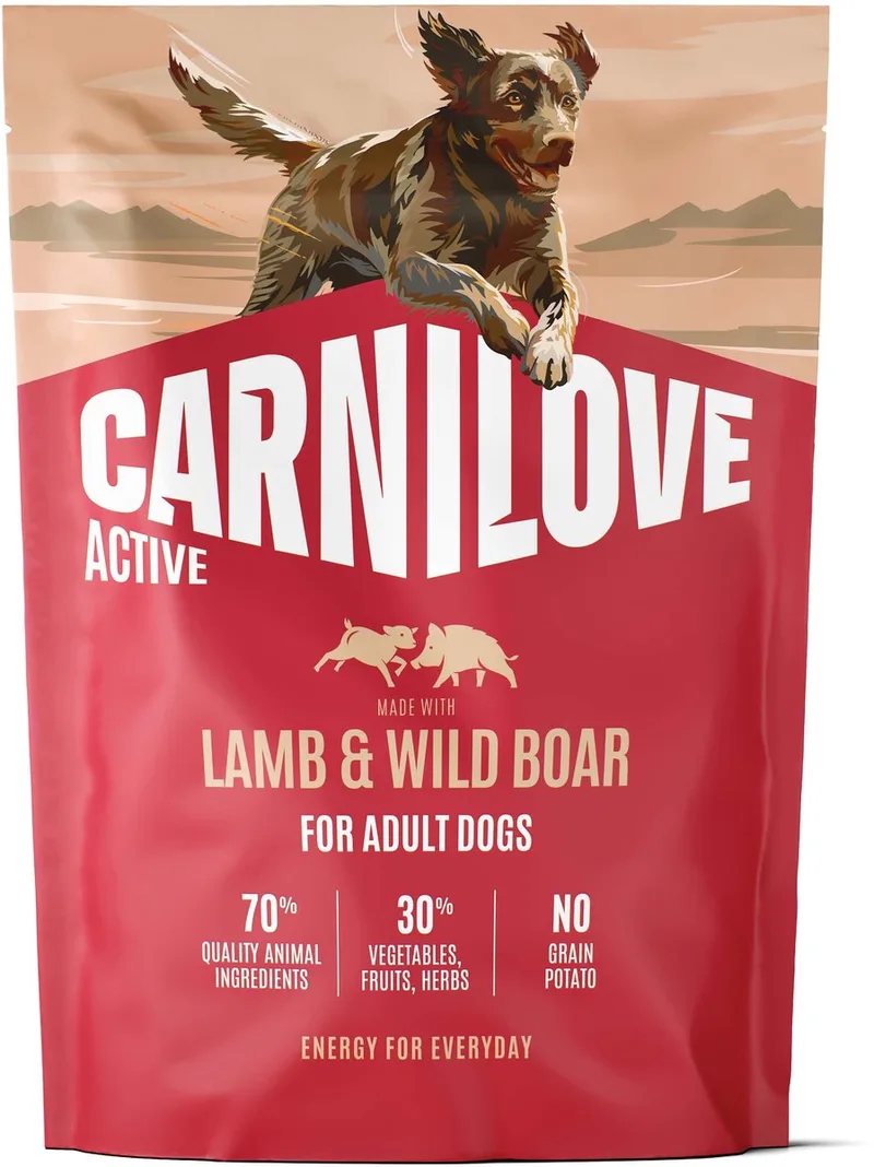 1,5 kg Carnilove active adult all breeds lamb / wild boar hondenvoer de Carnilove – photo produit 1 sur 2
