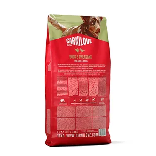12 kg Carnilove active adult all breeds duck / pheasant hondenvoer de Carnilove – photo produit 2 sur 2