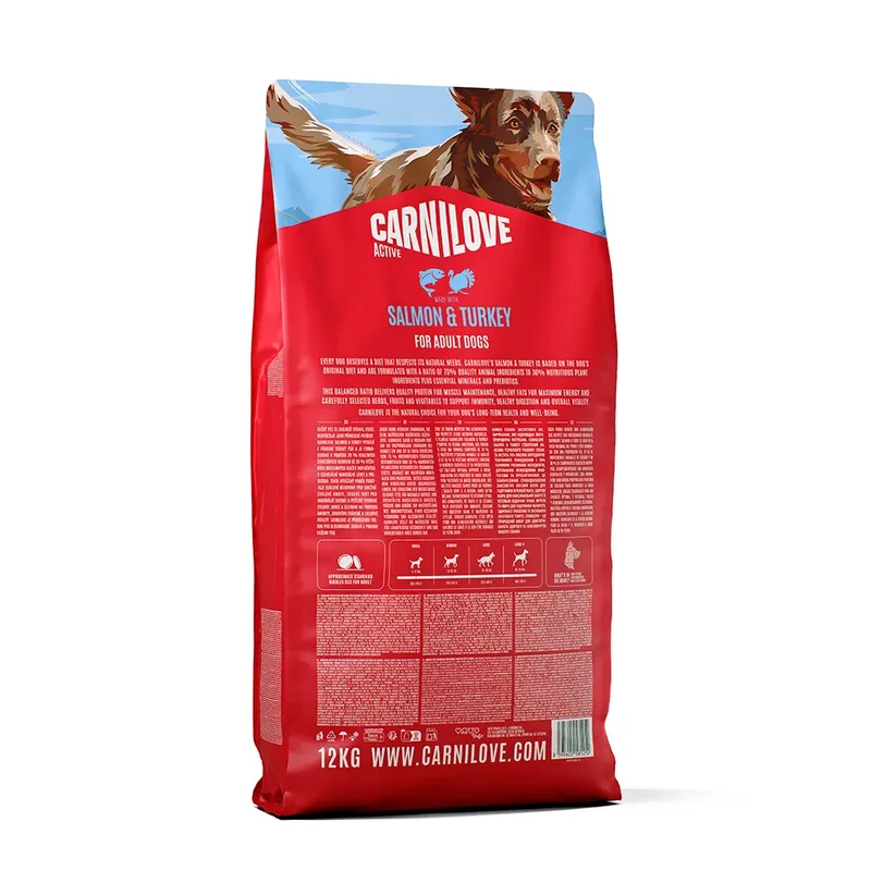 12 kg Carnilove active adult all breeds salmon / turkey hondenvoer de Carnilove – photo produit 2 sur 2