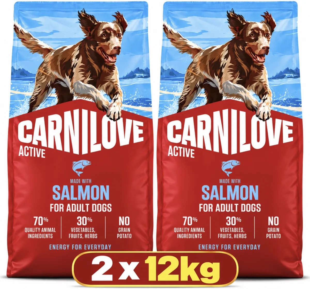 2x CARNILOVE SALMON ADULT 12KG de Carnilove – photo produit