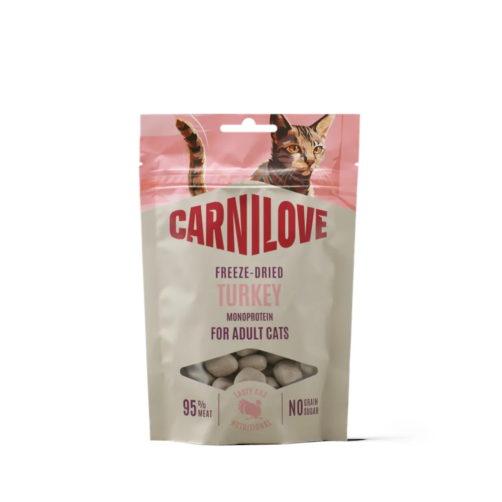 40 g Carnilove Cat Freeze Dried Kalkoen Katten­snacks by Carnilove – product photo