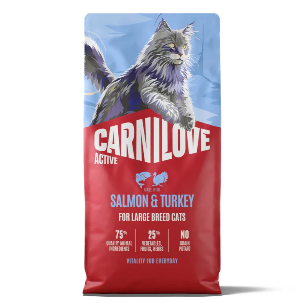 6 kg Carnilove Active Large Cat met zalm en kalkoen droog kattenvoer van Carnilove – productfoto