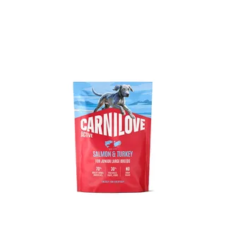 Actieve Zalm En Kalkoen Grote Rassen Junior Hondenvoer 1.5kg by Carnilove – product photo 1 of 2