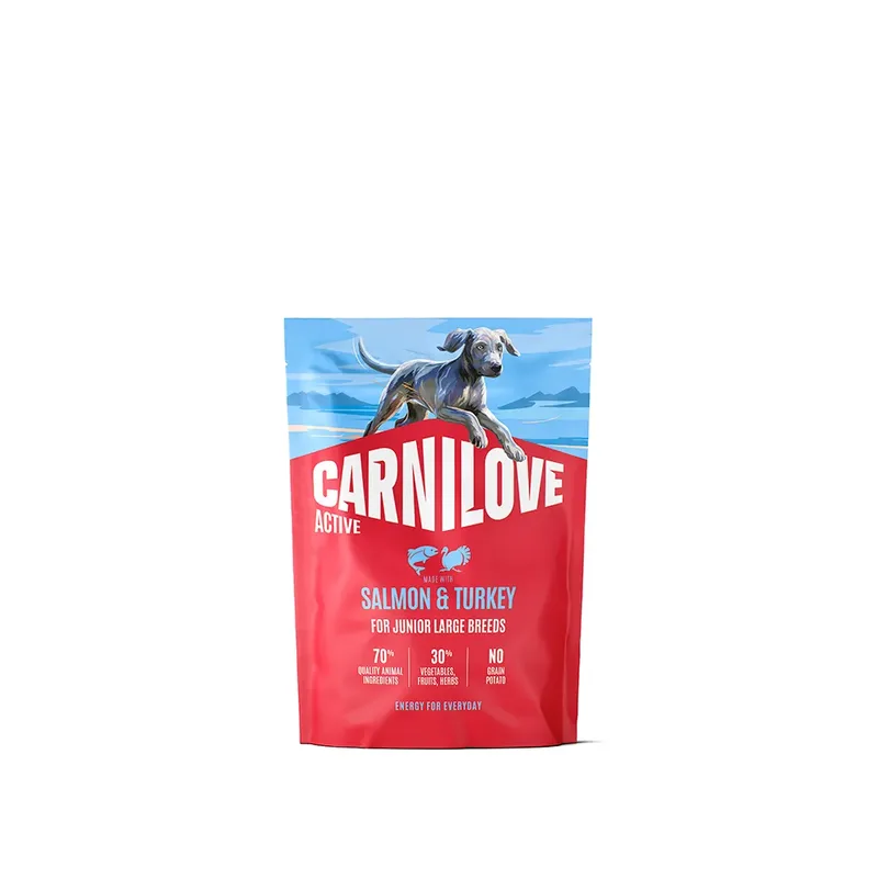 Actieve Zalm En Kalkoen Grote Rassen Junior Hondenvoer 1.5kg by Carnilove – product photo 1 of 2