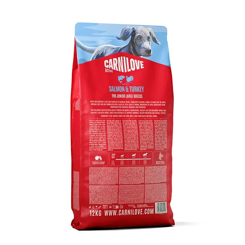 Aktives Lachs-und Putenfleisch Für Große Rassen Junior-hundefutter 12kg von Carnilove – Produktfoto 2 von 2