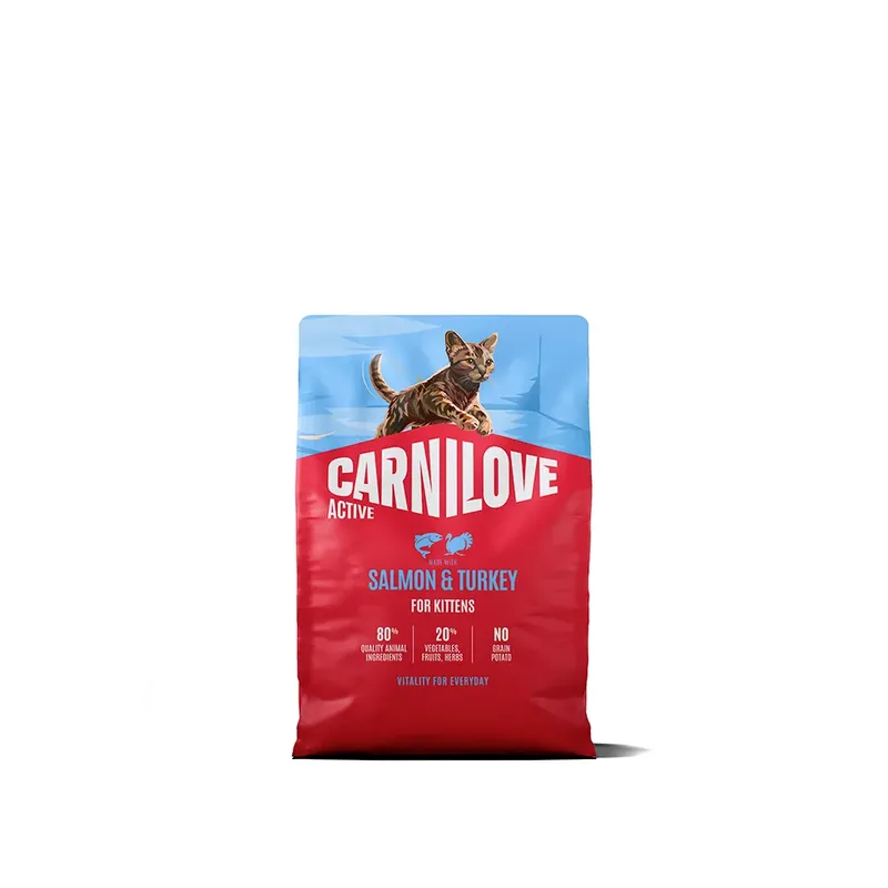 Nourriture Pour Chatons ``saumon Et Dinde Actifs 2kg de Carnilove – photo produit